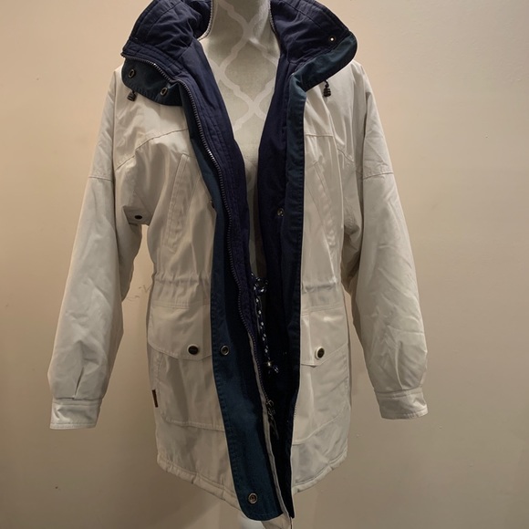 Vintage Jackets & Blazers - Alaska Trails - White Winter Jacket